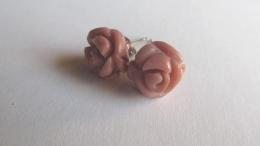 Boucles d'oreilles rhodonite