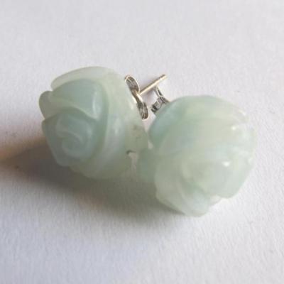Boucles d'oreilles amazonite