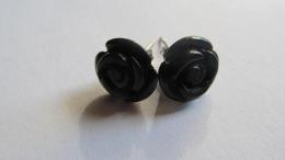 Boucles d'oreilles onyx