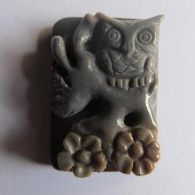 Pendentif chouette jaspe succor creek