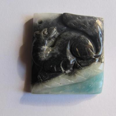 Pendentif écureuil amazonite