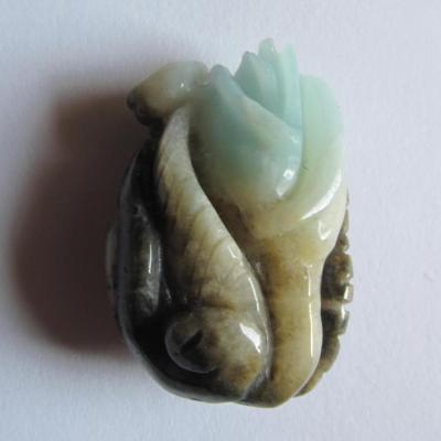 Pendentif fleur amazonite