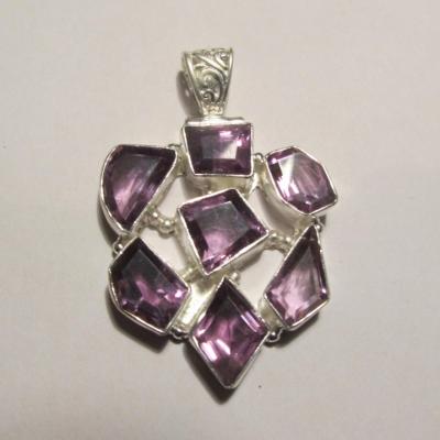Pendentif améthyste 40 mm