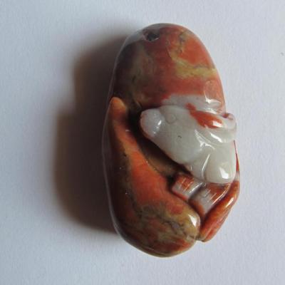 Pendentif lapin agate