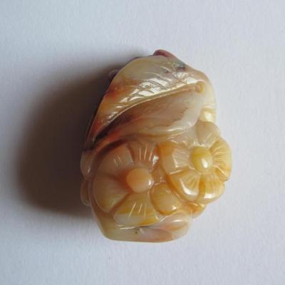 Pendentif chouette agate
