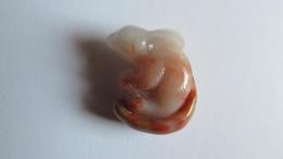 Pendentif lapin agate