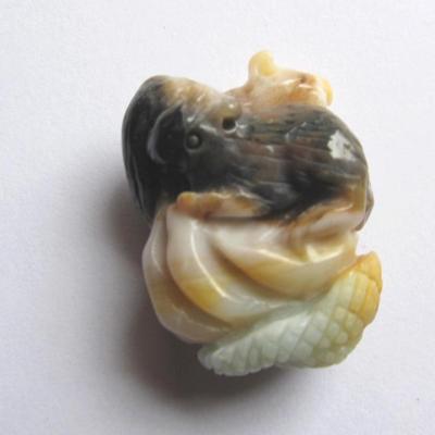 Pendentif écureuil amazonite