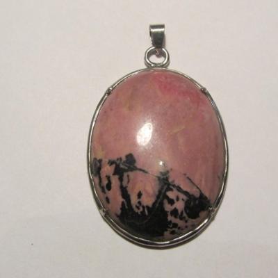 Pendentif rhodonite