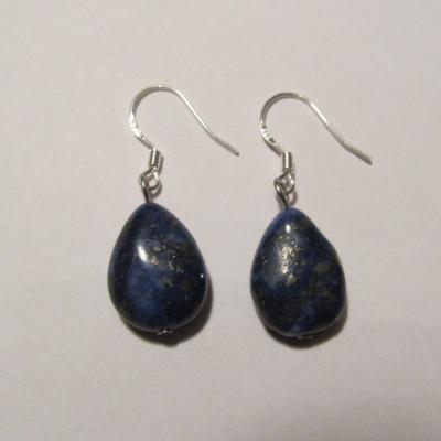 Boucles d'oreilles lapislazuli