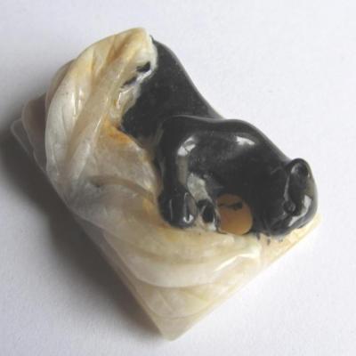 Anhänger Panther, Amazonit