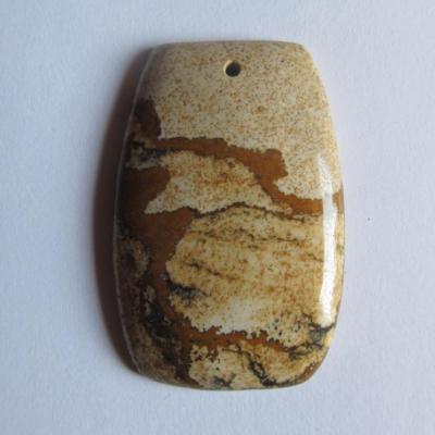 Pendentif jaspe paysage