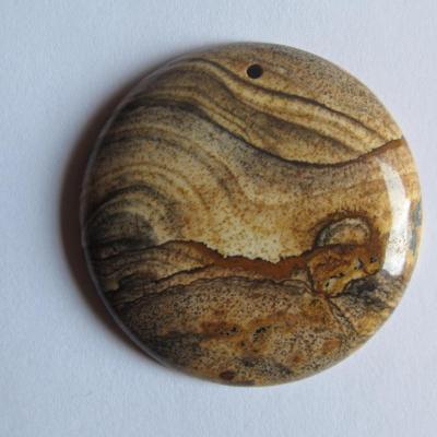 Pendentif jaspe paysage