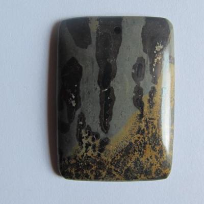 Pendentif jaspe peinture