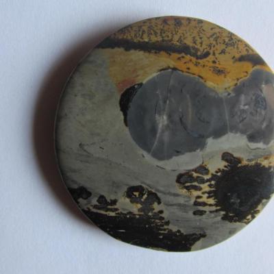 Pendentif jaspe peinture