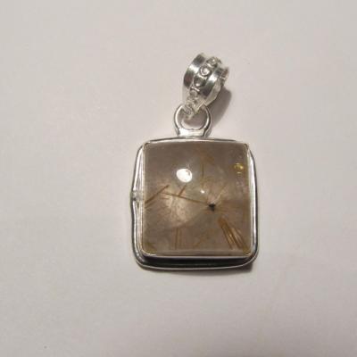 Pendentif quartz rutile