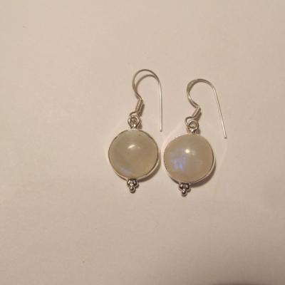 Boucles d'oreilles pierre de lune