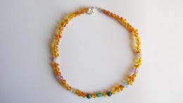 Collier bébé ambre poissons